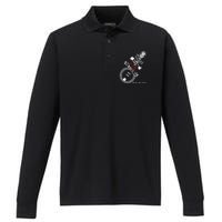 Praise Him With The Strings Banjo Player Bluegrass Performance Long Sleeve Polo