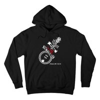 Praise Him With The Strings Banjo Player Bluegrass Hoodie