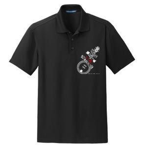 Praise Him With The Strings Banjo Player Bluegrass Dry Zone Grid Polo