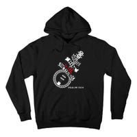 Praise Him With The Strings Banjo Player Bluegrass Tall Hoodie