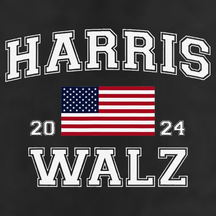 President Harris Walz 2024 Kamala Harris Tim Walz Vote 7 Panel Mesh Trucker Snapback Hat