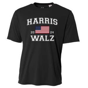 President Harris Walz 2024 Kamala Harris Tim Walz Vote Cooling Performance Crew T-Shirt