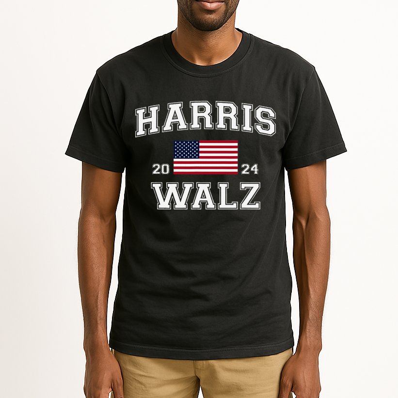 President Harris Walz 2024 Kamala Harris Tim Walz Vote Tall T-Shirt