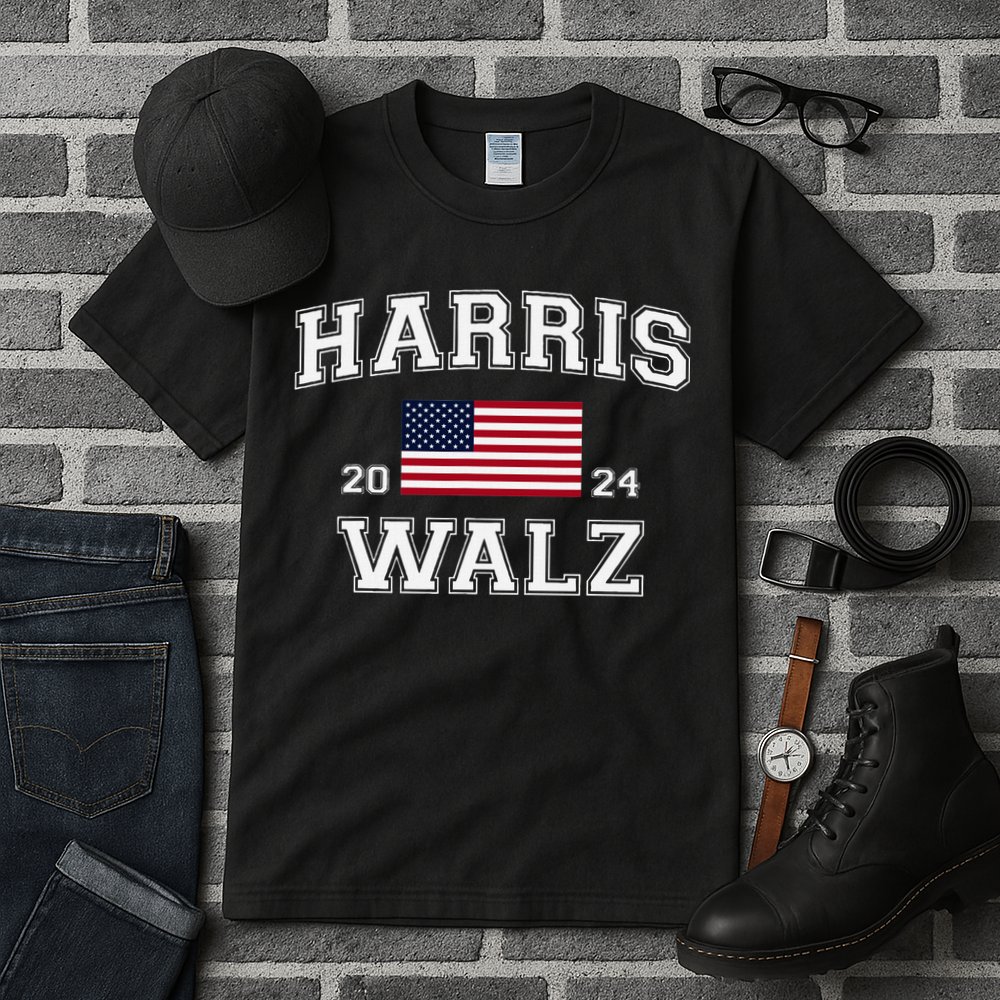 President Harris Walz 2024 Kamala Harris Tim Walz Vote Tall T-Shirt