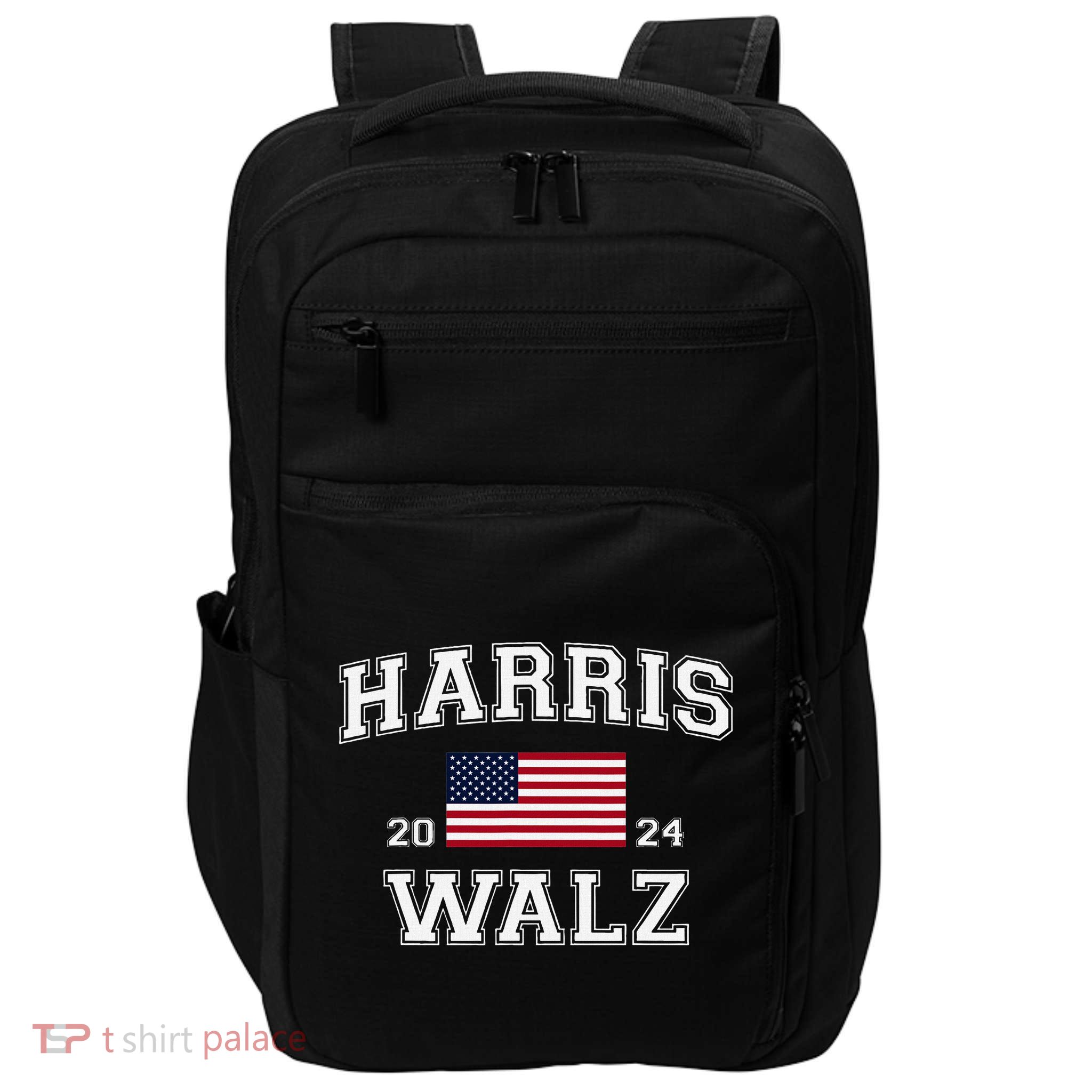 President Harris Walz 2024 Kamala Harris Tim Walz Vote Impact Tech Backpack
