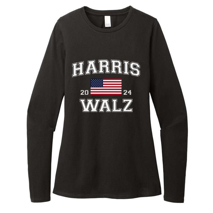 President Harris Walz 2024 Kamala Harris Tim Walz Vote Womens CVC Long Sleeve Shirt