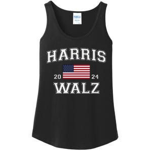 President Harris Walz 2024 Kamala Harris Tim Walz Vote Ladies Essential Tank