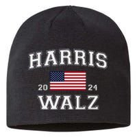 President Harris Walz 2024 Kamala Harris Tim Walz Vote Sustainable Beanie