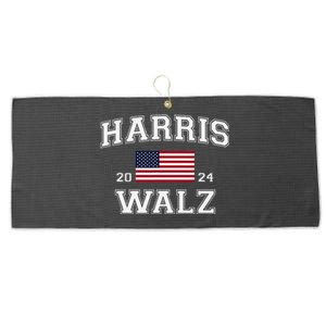 President Harris Walz 2024 Kamala Harris Tim Walz Vote Large Microfiber Waffle Golf Towel