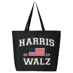 President Harris Walz 2024 Kamala Harris Tim Walz Vote 25L Jumbo Tote