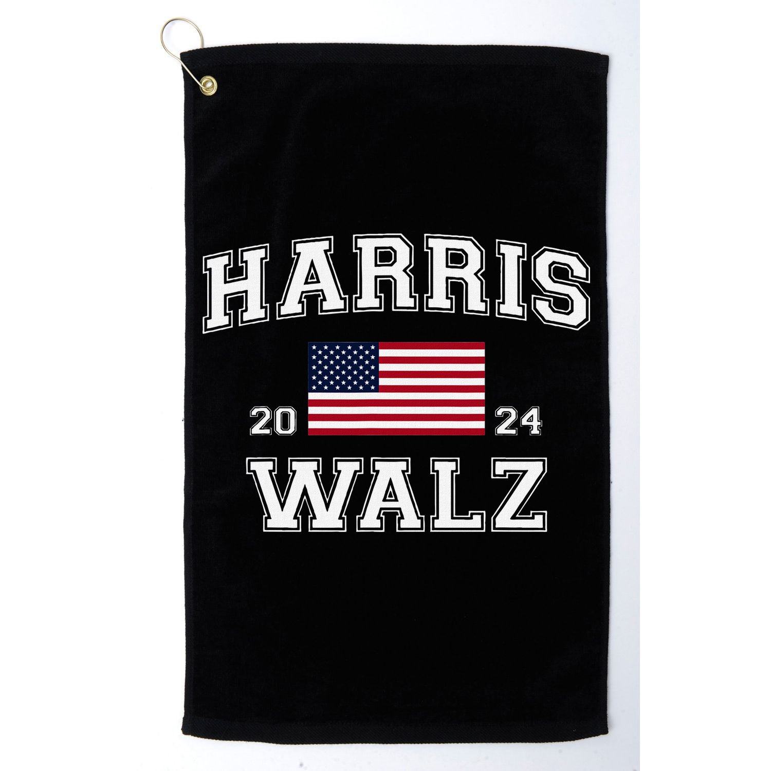 President Harris Walz 2024 Kamala Harris Tim Walz Vote Golf Towel