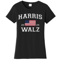 President Harris Walz 2024 Kamala Harris Tim Walz Vote Women's T-Shirt