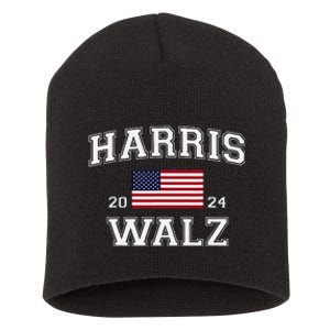 President Harris Walz 2024 Kamala Harris Tim Walz Vote Short Acrylic Beanie