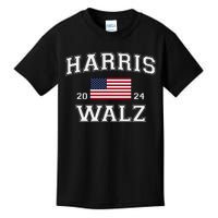 President Harris Walz 2024 Kamala Harris Tim Walz Vote Kids T-Shirt