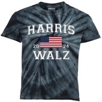 President Harris Walz 2024 Kamala Harris Tim Walz Vote Kids Tie-Dye T-Shirt