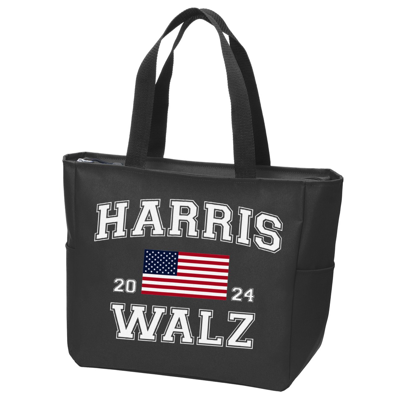 President Harris Walz 2024 Kamala Harris Tim Walz Vote Zip Tote Bag