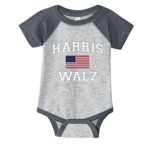 President Harris Walz 2024 Kamala Harris Tim Walz Vote Infant Baby Jersey Bodysuit