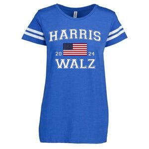 President Harris Walz 2024 Kamala Harris Tim Walz Vote Enza Ladies Jersey Football T-Shirt