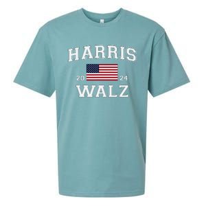 President Harris Walz 2024 Kamala Harris Tim Walz Vote Sueded Cloud Jersey T-Shirt