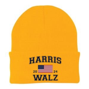 President Harris Walz 2024 Kamala Harris Tim Walz Vote Knit Cap Winter Beanie