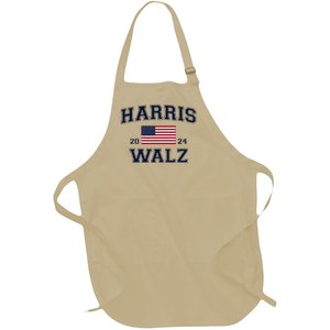 President Harris Walz 2024 Kamala Harris Tim Walz Vote Full-Length Apron With Pockets