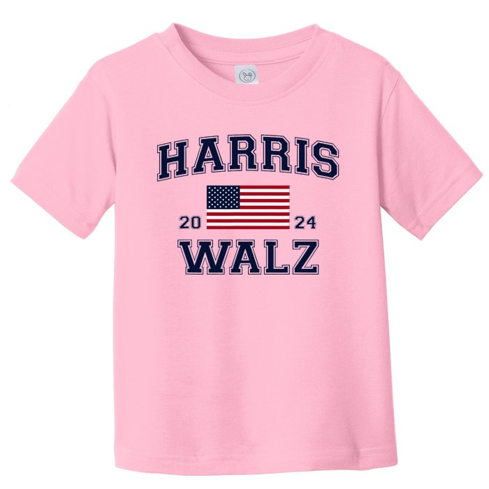 President Harris Walz 2024 Kamala Harris Tim Walz Vote Toddler T-Shirt