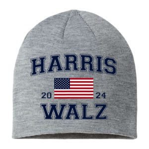 President Harris Walz 2024 Kamala Harris Tim Walz Vote Sustainable Beanie