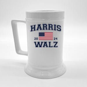 President Harris Walz 2024 Kamala Harris Tim Walz Vote Beer Stein