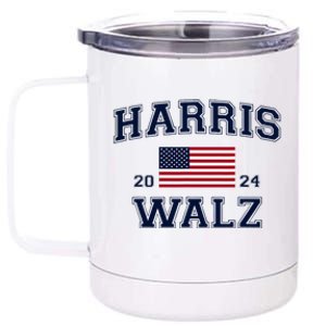 President Harris Walz 2024 Kamala Harris Tim Walz Vote 12 oz Stainless Steel Tumbler Cup