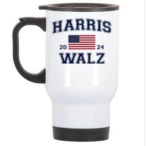 President Harris Walz 2024 Kamala Harris Tim Walz Vote Stainless Steel Travel Mug