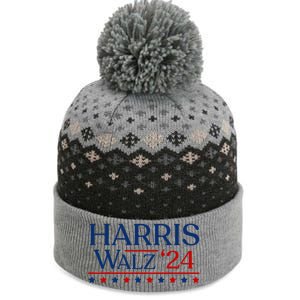 President Harris Walz 2024 Kamala Harris Tim Walz Vote The Baniff Cuffed Pom Beanie