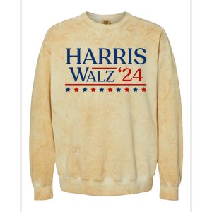 President Harris Walz 2024 Kamala Harris Tim Walz Vote Colorblast Crewneck Sweatshirt