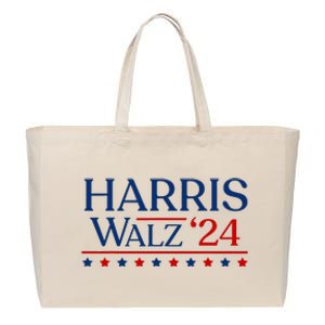 President Harris Walz 2024 Kamala Harris Tim Walz Vote Cotton Canvas Jumbo Tote