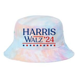 President Harris Walz 2024 Kamala Harris Tim Walz Vote Tie Dye Newport Bucket Hat