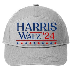 President Harris Walz 2024 Kamala Harris Tim Walz Vote 7-Panel Snapback Hat