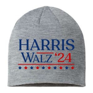 President Harris Walz 2024 Kamala Harris Tim Walz Vote Sustainable Beanie