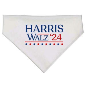 President Harris Walz 2024 Kamala Harris Tim Walz Vote USA-Made Doggie Bandana