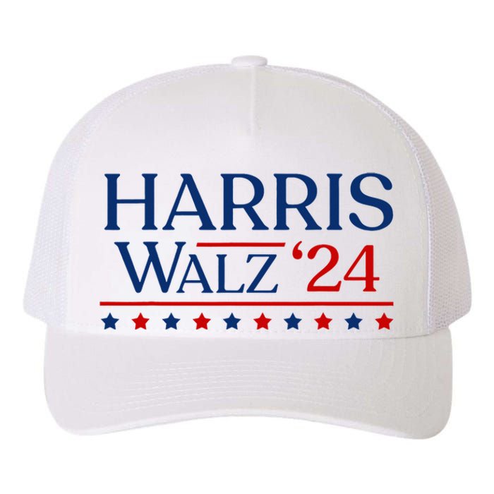 President Harris Walz 2024 Kamala Harris Tim Walz Vote Yupoong Adult 5-Panel Trucker Hat