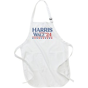 President Harris Walz 2024 Kamala Harris Tim Walz Vote Full-Length Apron With Pockets