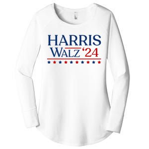 President Harris Walz 2024 Kamala Harris Tim Walz Vote Women's Perfect Tri Tunic Long Sleeve Shirt