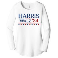 President Harris Walz 2024 Kamala Harris Tim Walz Vote Women's Perfect Tri Tunic Long Sleeve Shirt