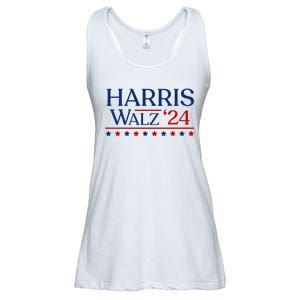 President Harris Walz 2024 Kamala Harris Tim Walz Vote Ladies Essential Flowy Tank