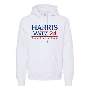 President Harris Walz 2024 Kamala Harris Tim Walz Vote Premium Hoodie