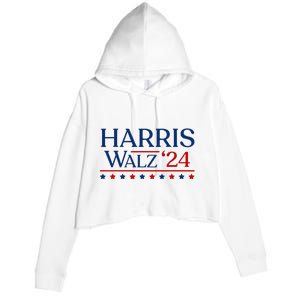 President Harris Walz 2024 Kamala Harris Tim Walz Vote Crop Fleece Hoodie