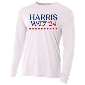 President Harris Walz 2024 Kamala Harris Tim Walz Vote Cooling Performance Long Sleeve Crew