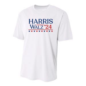 President Harris Walz 2024 Kamala Harris Tim Walz Vote Youth Performance Sprint T-Shirt