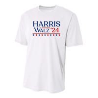 President Harris Walz 2024 Kamala Harris Tim Walz Vote Youth Performance Sprint T-Shirt