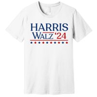 President Harris Walz 2024 Kamala Harris Tim Walz Vote Premium T-Shirt