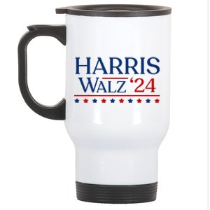 President Harris Walz 2024 Kamala Harris Tim Walz Vote Stainless Steel Travel Mug