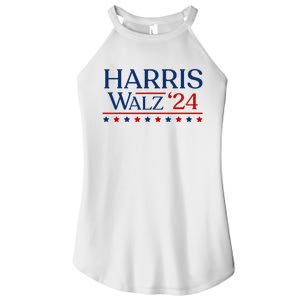 President Harris Walz 2024 Kamala Harris Tim Walz Vote Women's Perfect Tri Rocker Tank